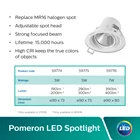 Lampu Sorot LED PHILIPS Recessed Spot 59776 Pomeron 7W 5