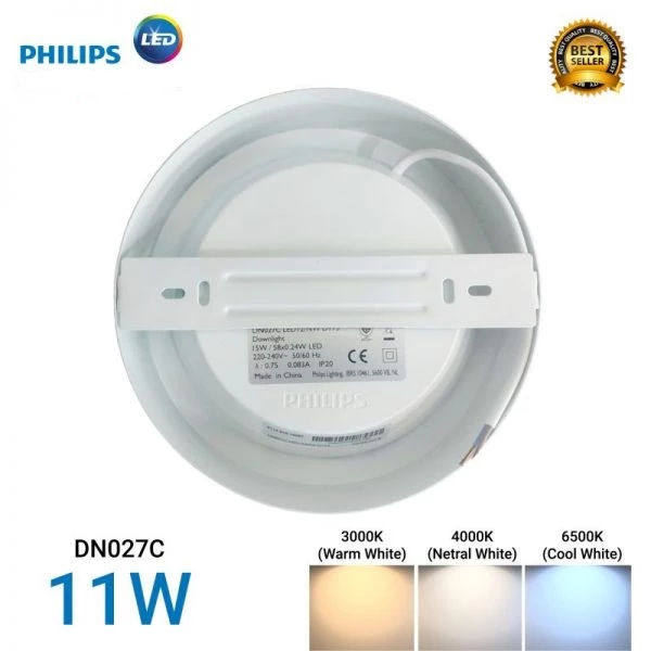 Philips LED Downlight Outbow  DN027C LED12 15W  D175 1200lm