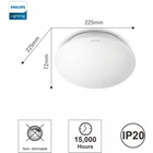 Lampu LED Philips 33361 Moire 27K/65K LED CEILING 6W 4