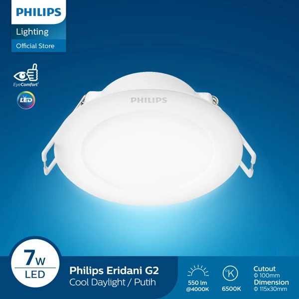 Philips LED Downlight DL190B Eridani 7W 4"  IP20