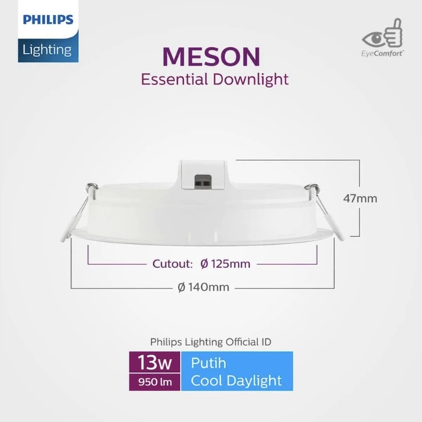 Philips LED Downlight 59464 MESON 13W 5"