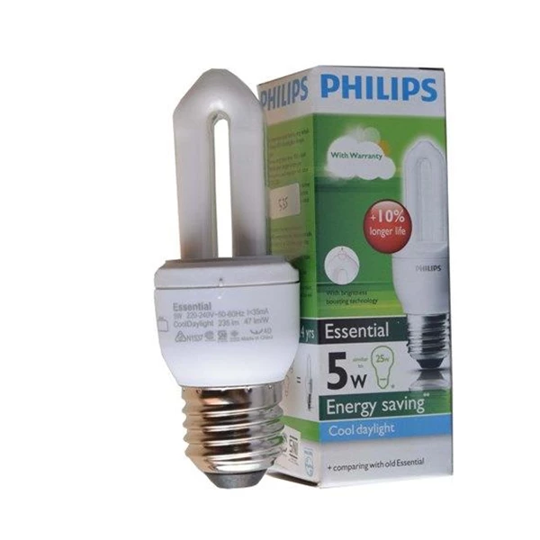 Lampu Philips Essential 5W CDL-WW E27 220-240V
