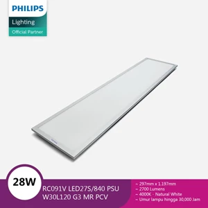Philips Lampu Plafon/LED Panel RC091V G3 LED27S 28W W30L120