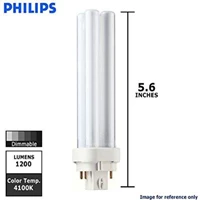 Philips Lampu PL-C 18W 827 - 840 - 865  4P 