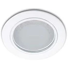 Downlight Glass Rec. 13804  4 Inch 1x18W E27 White  1