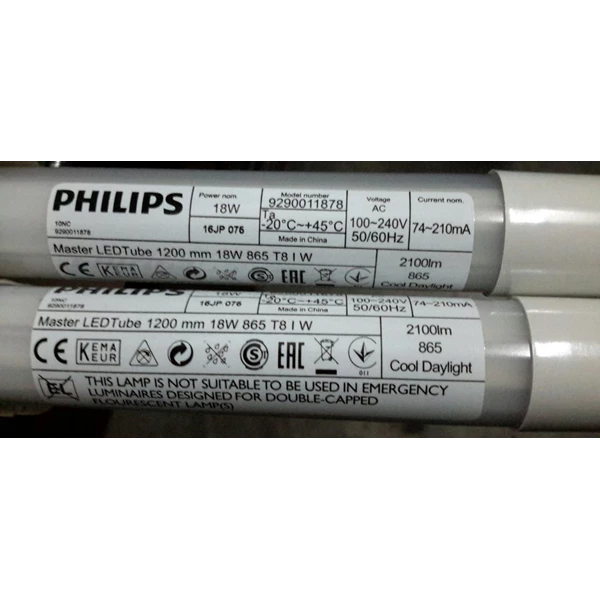 LAMPU Philips Master Led tube 18w 840-865