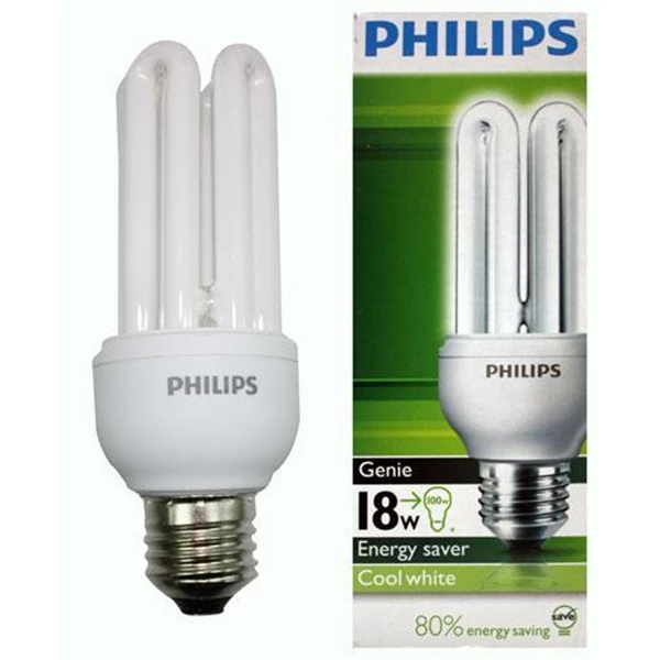Lampu Philips Genie 18W CDL / WW E27 220-240V 1PF/6 