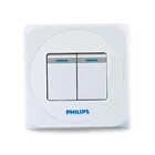 Switch Philips Simply 2 Gang Switch 1