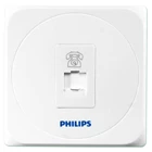 Philips Simply Telephone Outlet White 1