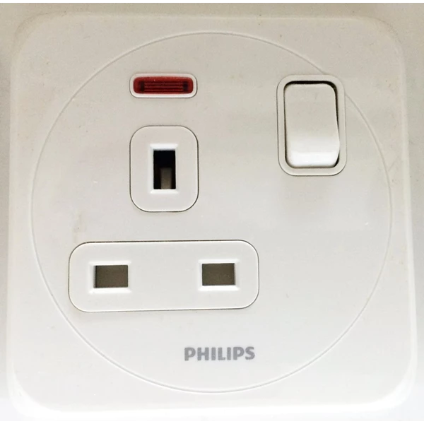 Philips Simply AC Socket White